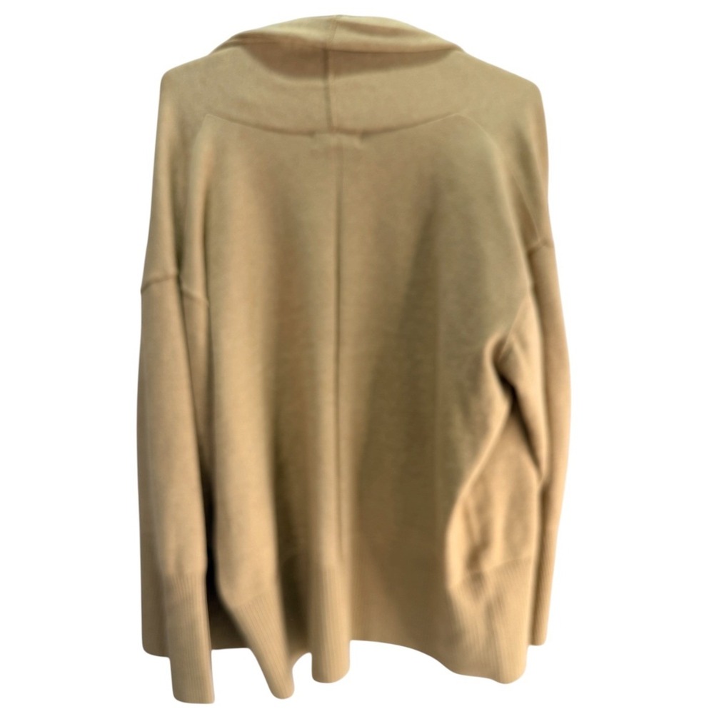 Ava & Viv Cardigan Sweater Womens XXL Camel Tan Open Front Shawl Ribbed 2XL NEW - Picture 2 of 11
